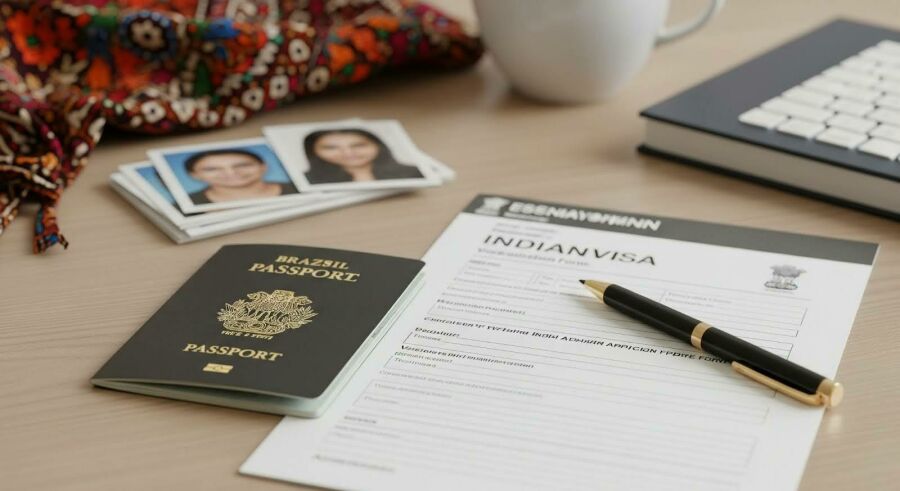 Imagem Páginas/visto para a india 2